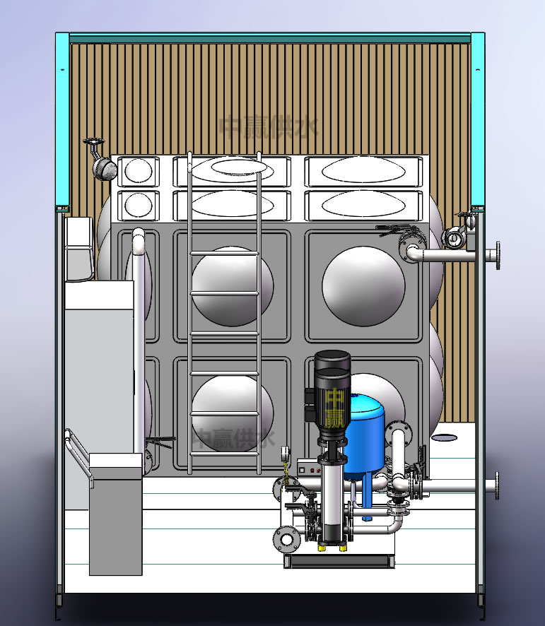 室外集成式一體化泵站恒壓變頻供水 室外集成式一體化泵站恒壓變頻供水